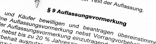 Dauer der Auflassungsvormerkung nach Notartermin