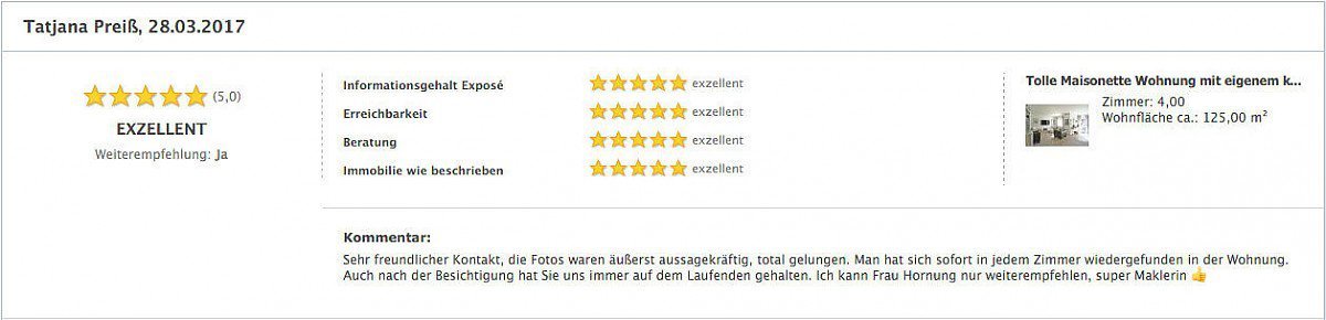 Kundenbewertung