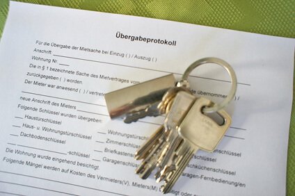 �bergabeprotokoll: Checkliste f�r den Ein- und Auszug