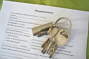 �bergabeprotokoll: Checkliste f�r den Ein- und Auszug