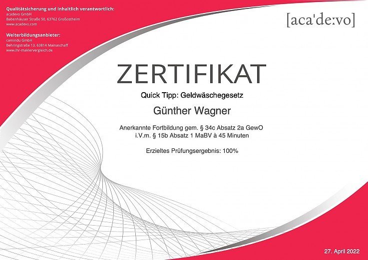 Geldwschegesetz