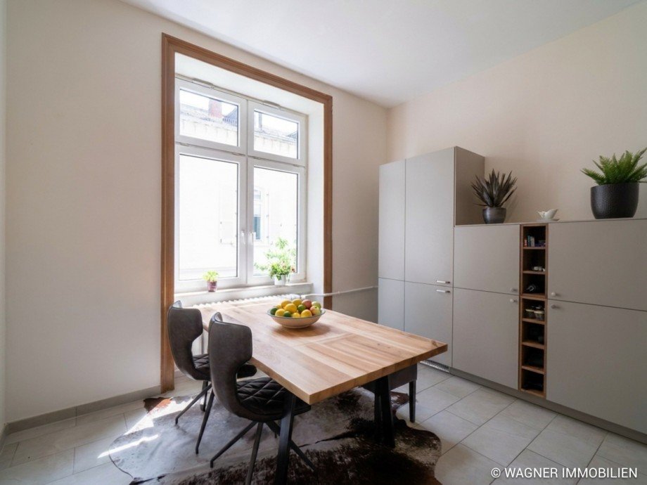 K�che mit Essbereich Etagenwohnung Wiesbaden