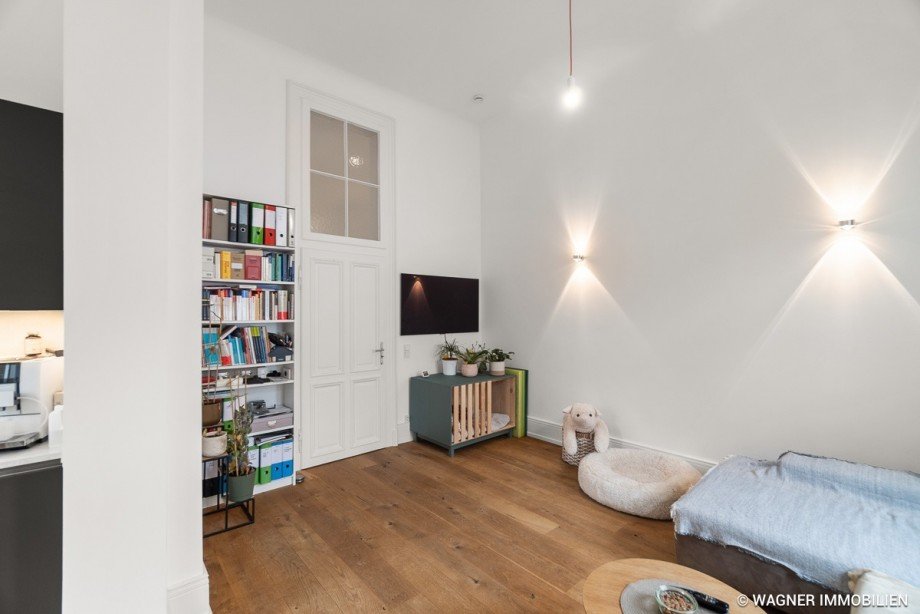 Wohnzimmer Etagenwohnung Wiesbaden