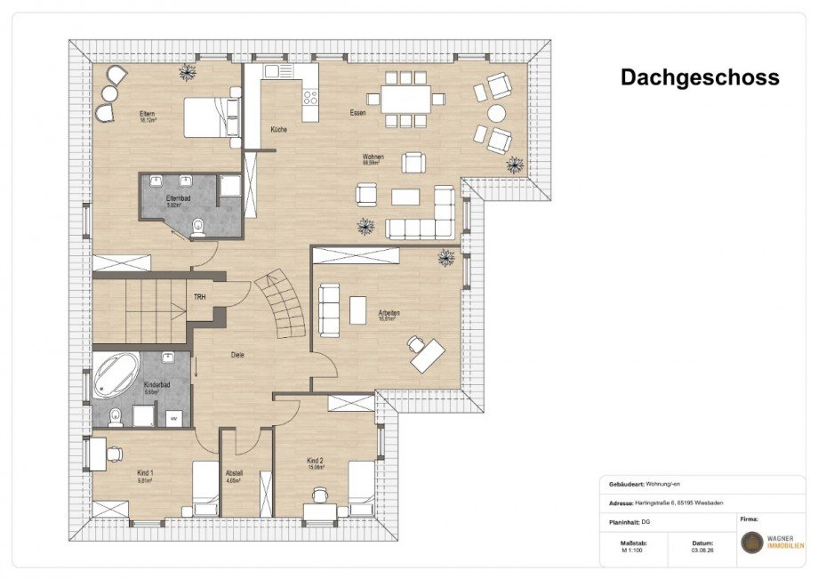 HS6_Grundriss_Wohnung Etagenwohnung Wiesbaden