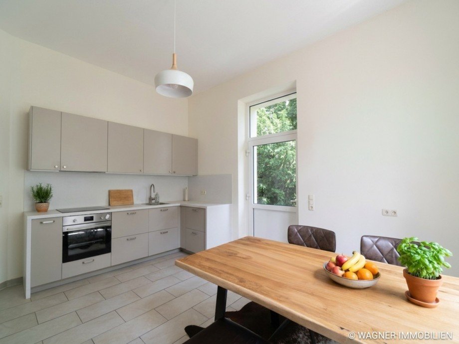 K�che mit Essbereich Etagenwohnung Wiesbaden