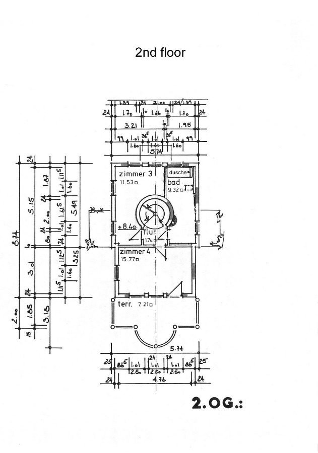 floor plan 3rd floor Einfamilienhaus Wiesbaden
