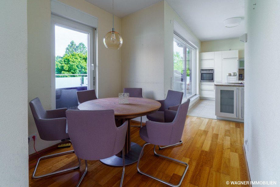 dining area Penthousewohnung Mainz