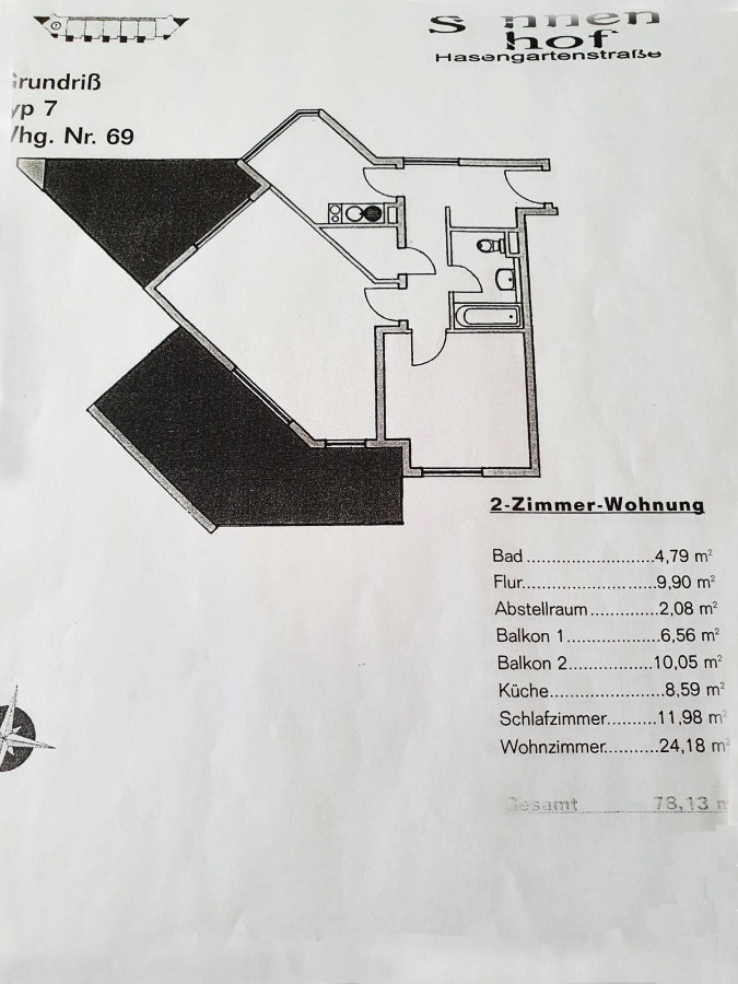 Grundriss Etagenwohnung Wiesbaden