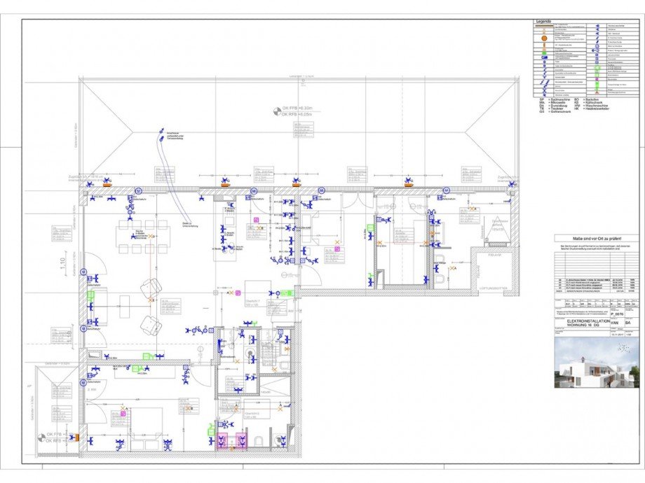 floor plan Penthousewohnung Niedernhausen