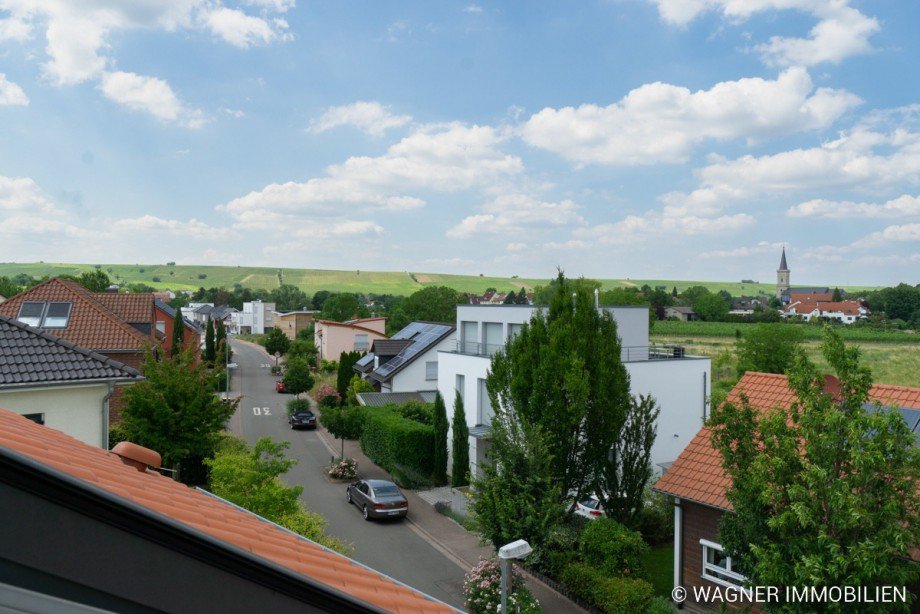 view from top floor Einfamilienhaus Bodenheim