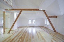 living an dining View over the city, stylish apartment near city center, garage | WAGNER IMMOBILIEN
