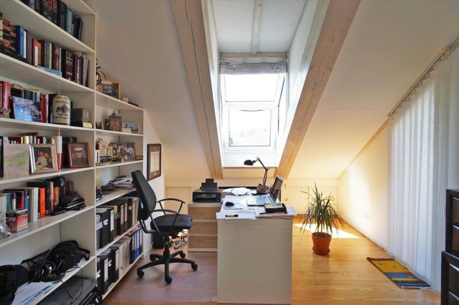 home office Dachgeschosswohnung Wiesbaden