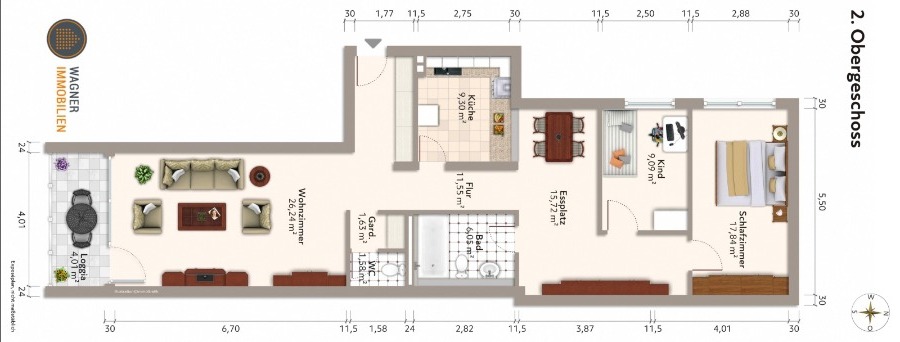 Grundriss Etagenwohnung Wiesbaden