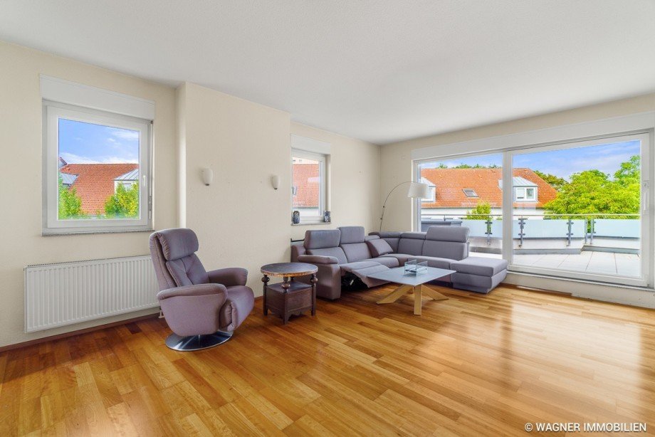 living area Penthousewohnung Mainz