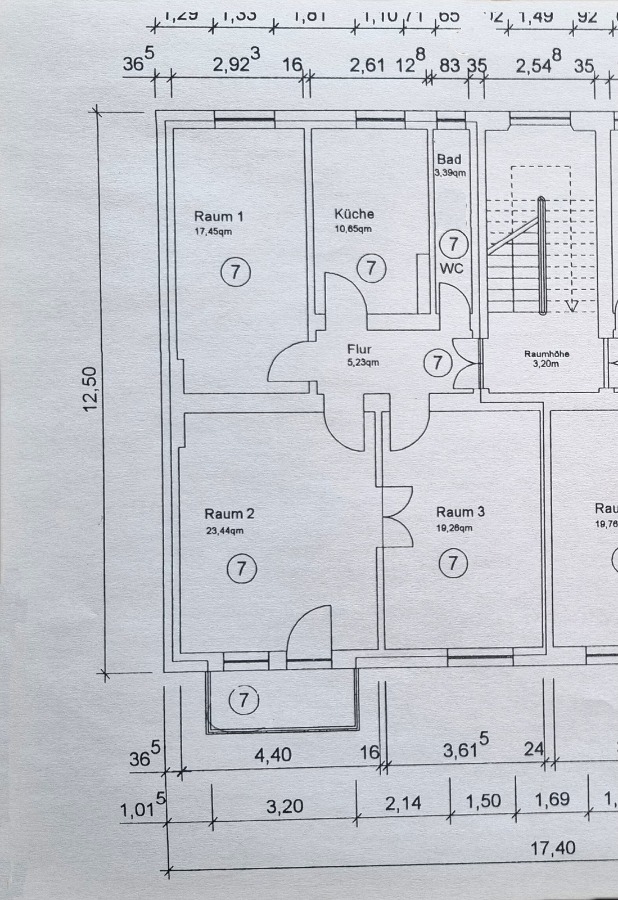 floor plan Etagenwohnung Wiesbaden