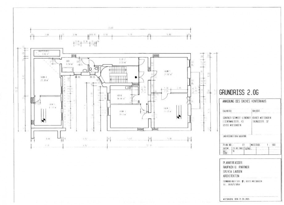 floor plan Etagenwohnung Wiesbaden