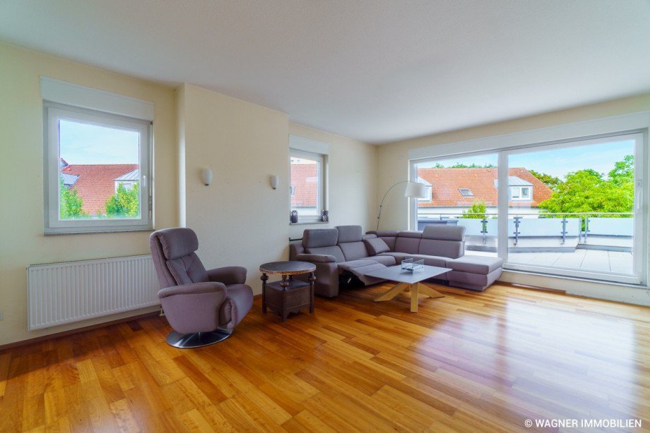 living area Penthousewohnung Mainz