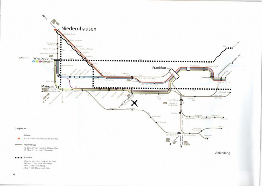 train connections Penthousewohnung Niedernhausen