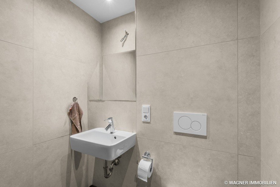 guest toilet Reihenendhaus Heidesheim