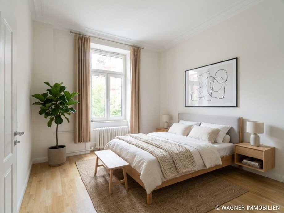 Schlafzimmer Etagenwohnung Wiesbaden
