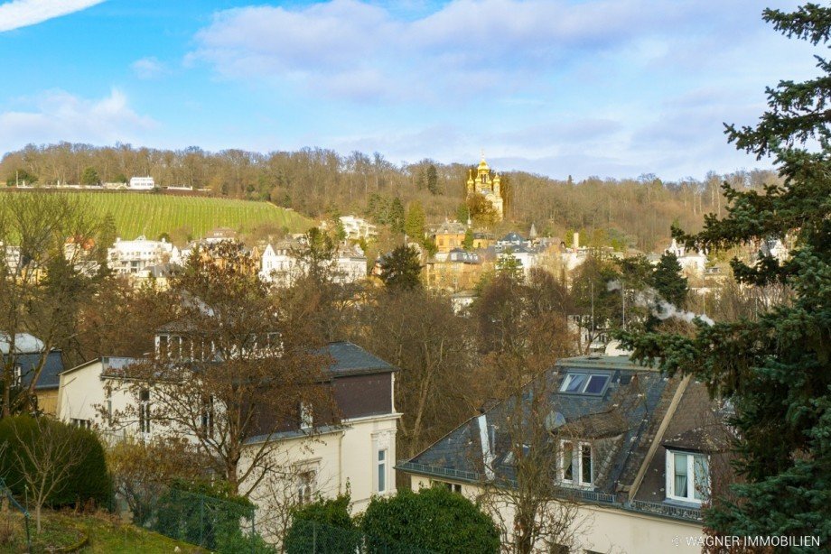 view to the Neroberg Etagenwohnung Wiesbaden