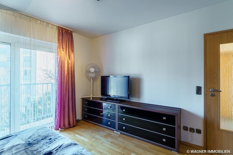 master bedroom Penthousewohnung Wiesbaden