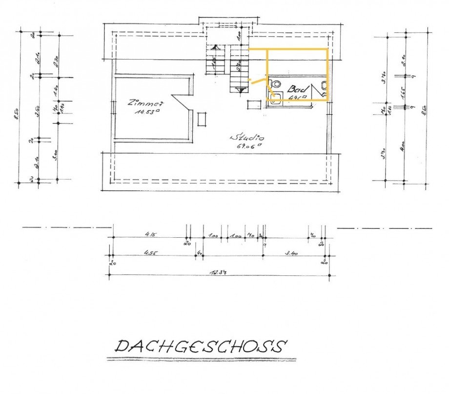 floor plan 3rd floor Einfamilienhaus Idstein