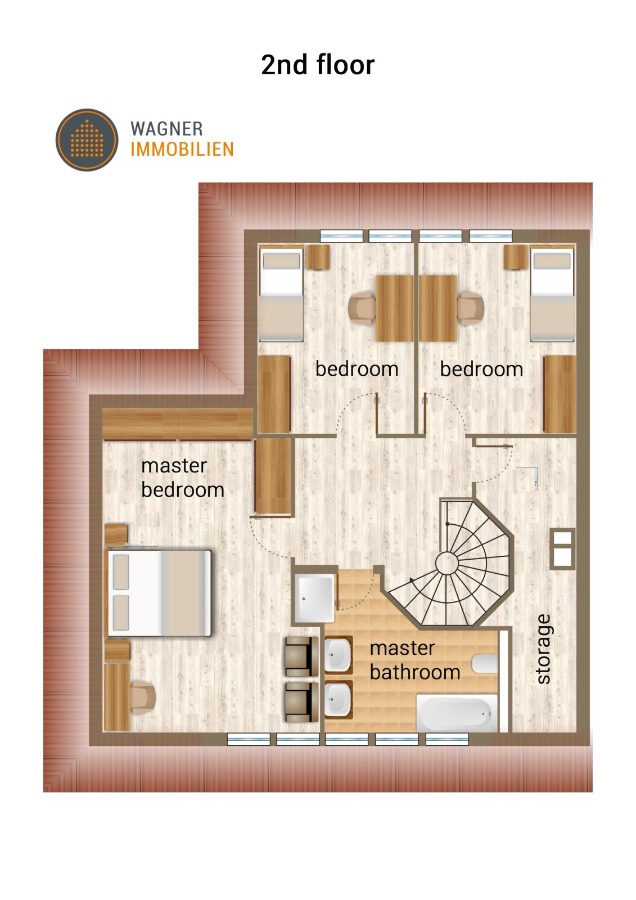 Floor plan 2nd floor Einfamilienhaus Niedernhausen