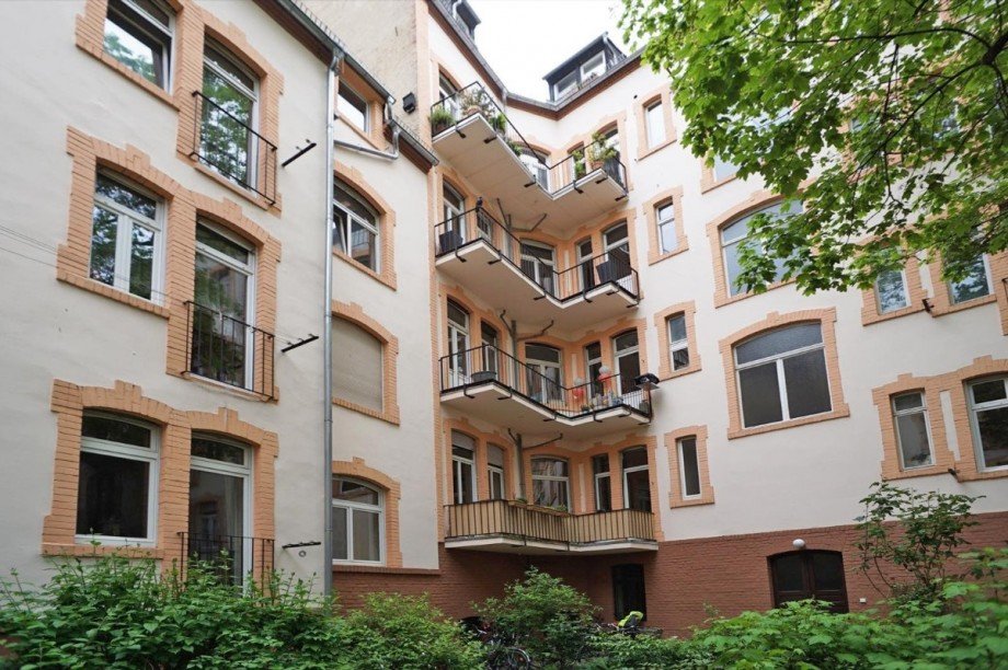 rear view of the house Etagenwohnung Wiesbaden