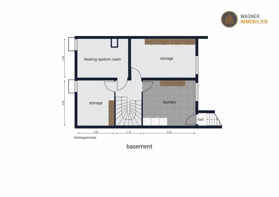 basement Doppelhaush�lfte Wiesbaden