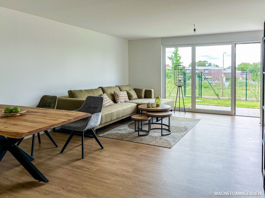 living and dining area Reihenmittelhaus Wiesbaden