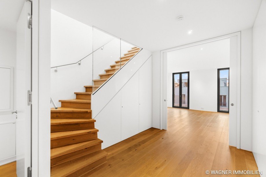 Treppe nach oben Penthousewohnung Wiesbaden