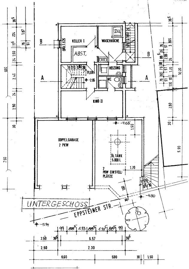 Floor plan 2nd floor Einfamilienhaus Eppstein