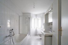 master bathroom Modernized Duplex with garage in Nordenstadt  | WAGNER IMMOBILIEN