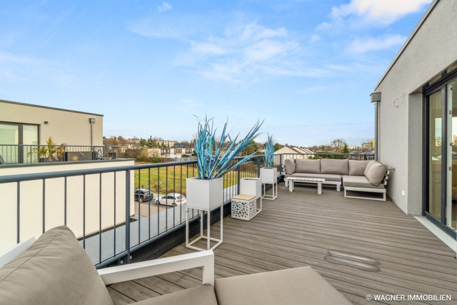 roof terrace Reihenmittelhaus Wiesbaden