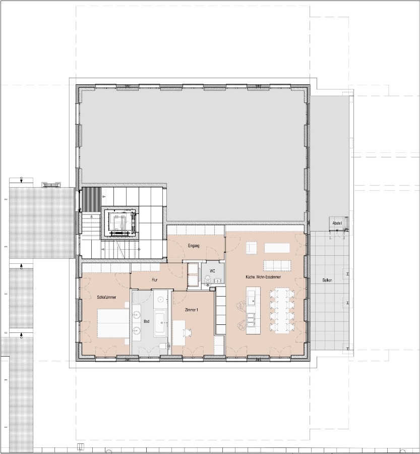 Grundriss Erdgeschosswohnung Wiesbaden