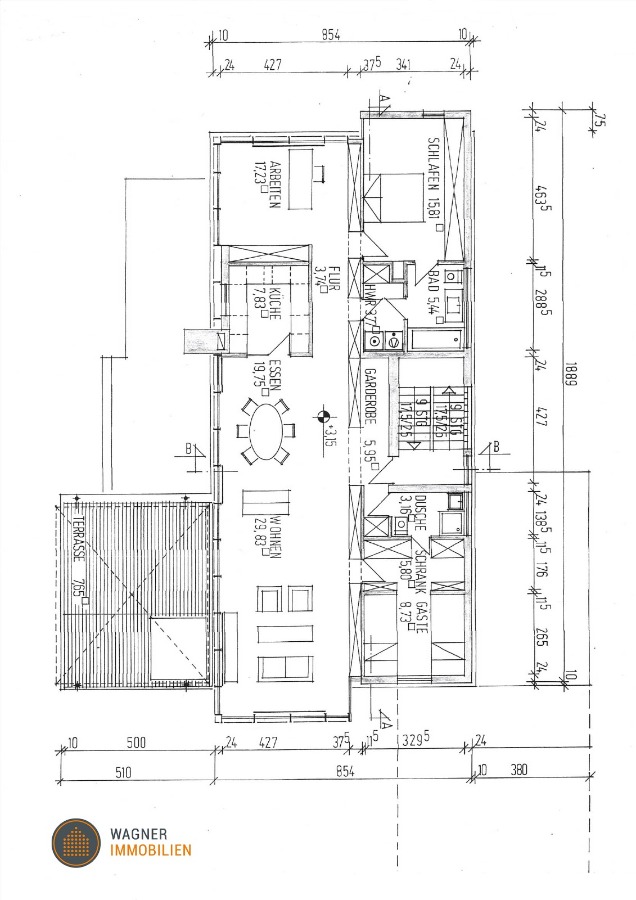 floor plan Terrassenwohnung Wiesbaden