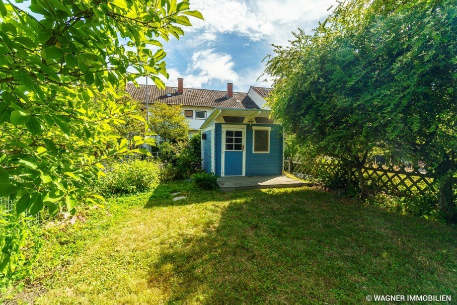 Gartenhaus mit Stromanschluss Reihenmittelhaus Mainz