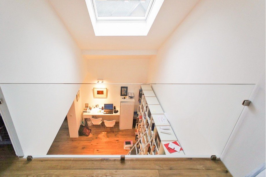 open studio, view from upstairs Einfamilienhaus Wiesbaden