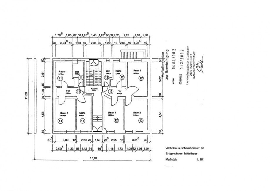 SS34_Grundriss_Wohnung_Nr.12 Etagenwohnung Wiesbaden