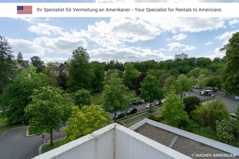view of the park Wiesbaden Etagenwohnung Pretty Apartment by the Nerotal Park | WAGNER IMMOBILIEN