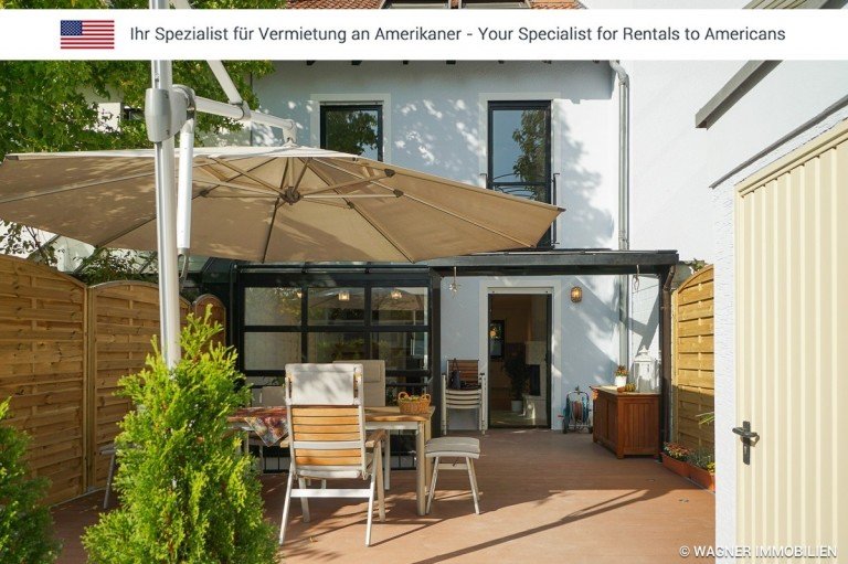 terrace Mainz Reihenmittelhaus Lovely Townhouse with Fitted Kitchen, Garden & Garage Close to Mainz City Center | WAGNER IMMOBILIEN