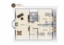 floor plan 2nd floor Modernized, spacious house with garden and garage | WAGNER IMMOBILIEN