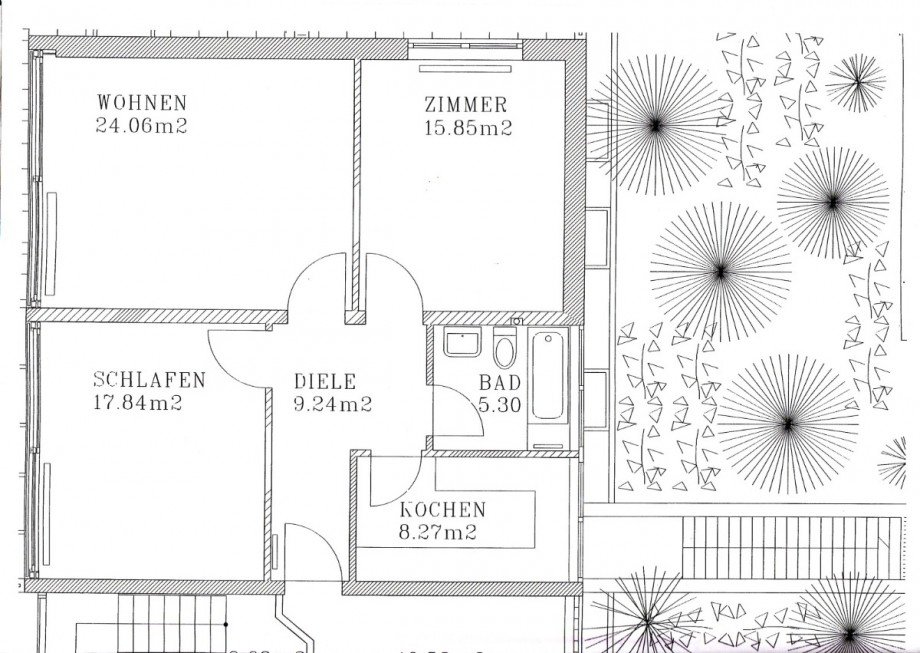 Grundriss Etagenwohnung Wiesbaden