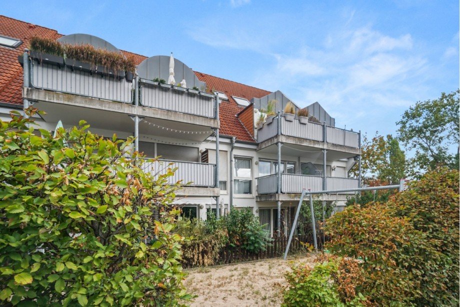 Haus R�ckansicht Wohnung Mainz