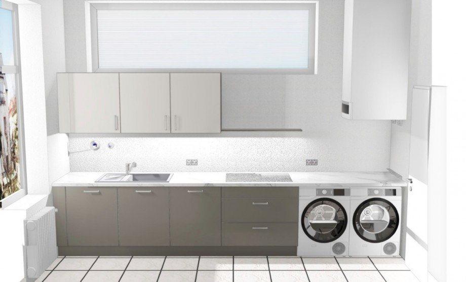 new kitchen (to be installed this month) Etagenwohnung Wiesbaden