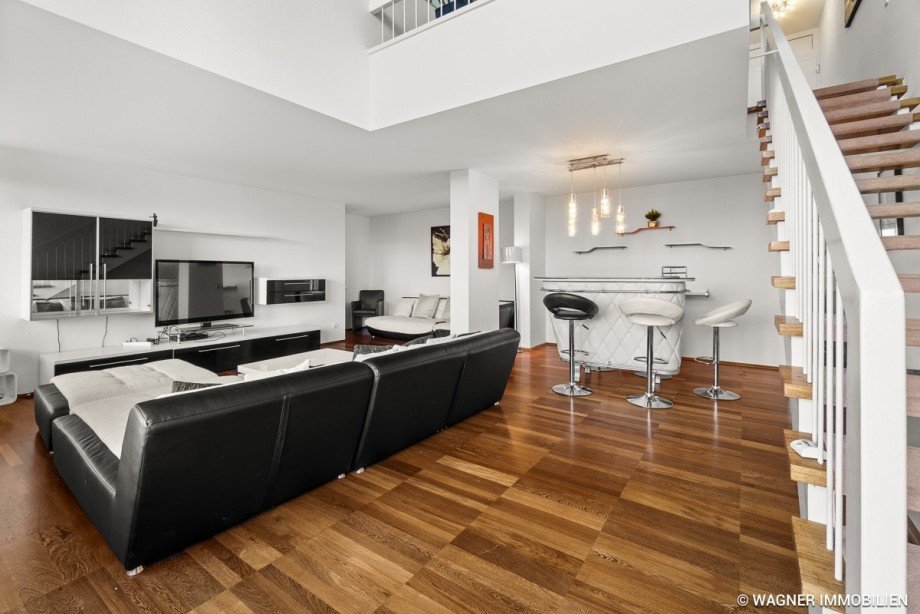 living area Maisonettewohnung Wiesbaden