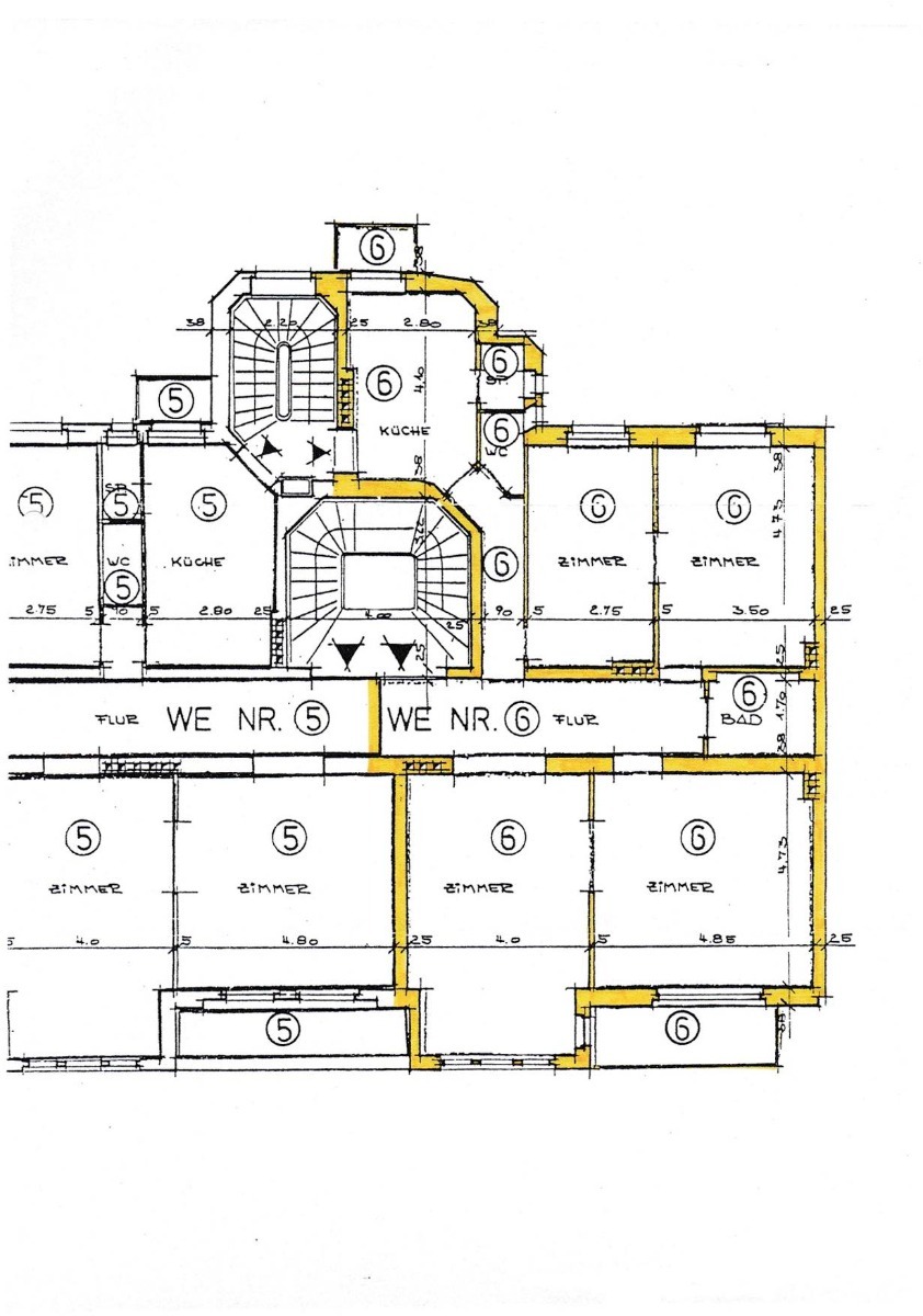 Grundriss Etagenwohnung Wiesbaden