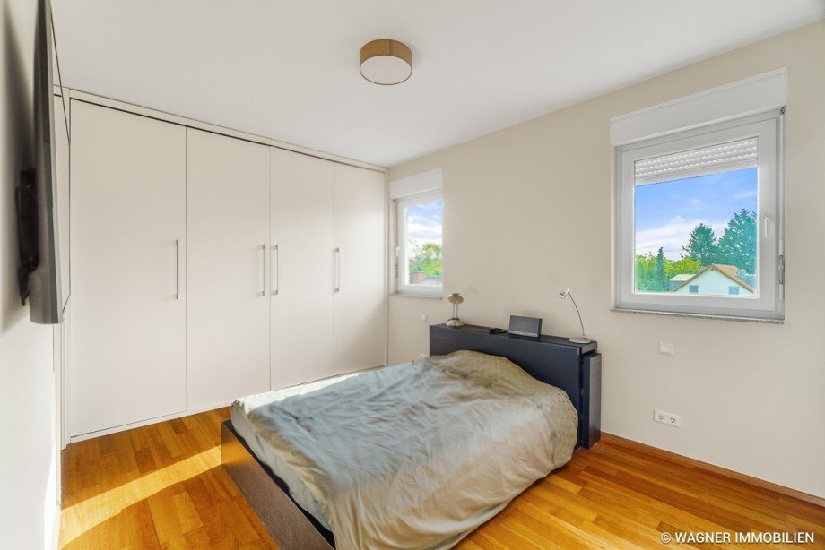 master bedroom Penthousewohnung Mainz