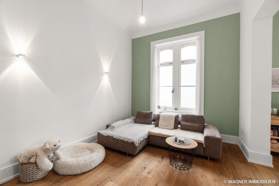 Wohnzimmer Etagenwohnung Wiesbaden